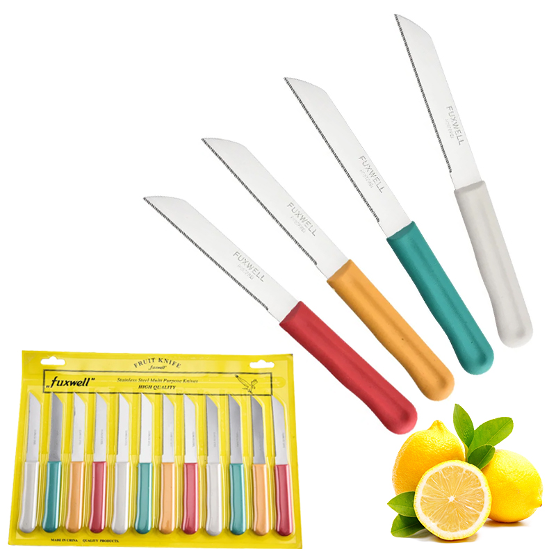 Baby Food Scissors - Klasik 12 parçalı biftek bıçağı, düz
