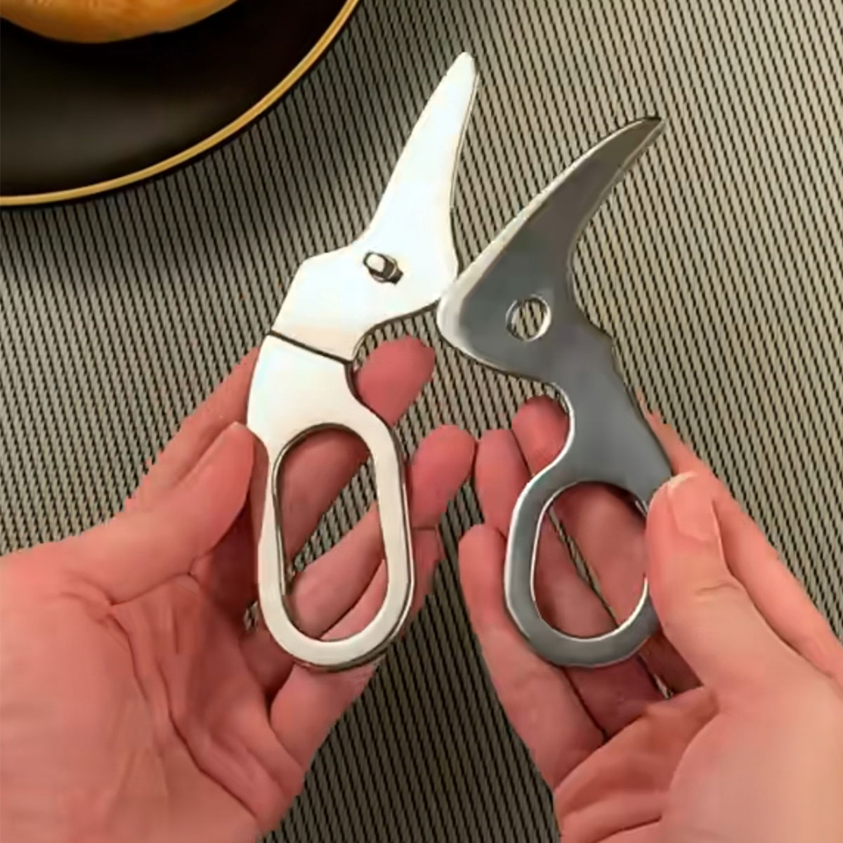 Baby Food Scissors - Güvenli Bebek Maması Makası - Gıda