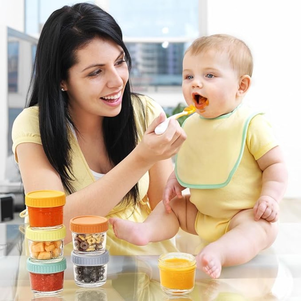 6 adet cam bebek maması kavano - Baby Food Jars With Lids incelemesi ve fiyatı